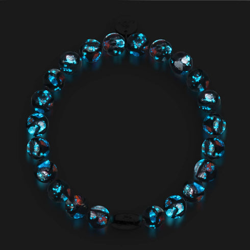 Orion | Bracelet en argent sterling 925 | Verre lunaire